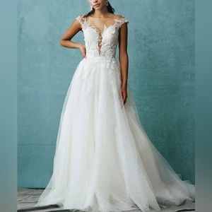 COPY - Off white wedding gown bridal dress